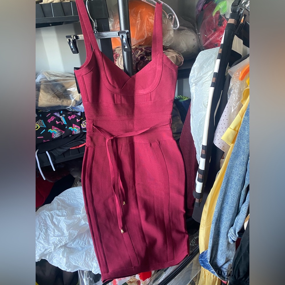 Source Unknown Deep Red Sleeveless Top - image 3